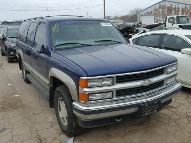 1GNFK16R6WJ370413 - 1998 CHEVROLET SUBURBAN K BLUE photo 1