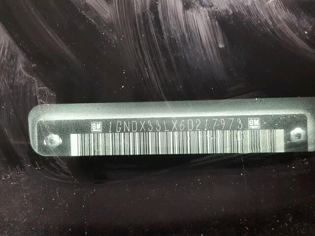 1GNDX33LX6D217973 - 2006 CHEVROLET UPLANDER L 银色 照片 10