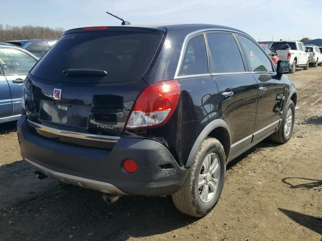 3GSDL43NX8S684975 - 2008 SATURN VUE XE BLACK photo 4