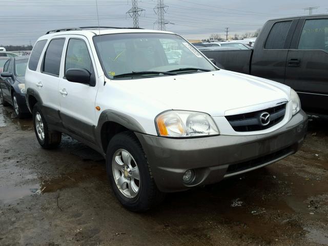 4F2YU08141KM28776 - 2001 MAZDA TRIBUTE LX WHITE photo 1