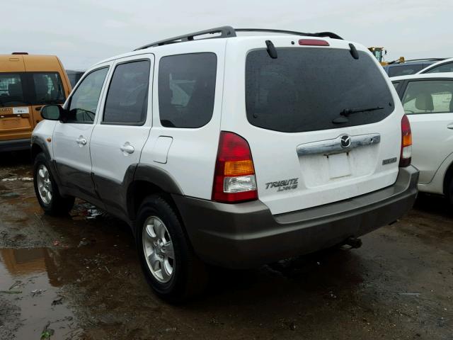 4F2YU08141KM28776 - 2001 MAZDA TRIBUTE LX WHITE photo 3