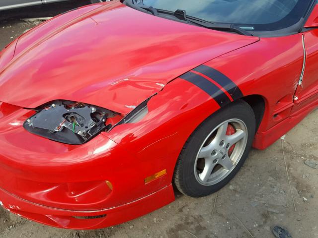 2G2FS22K8X2216447 - 1999 PONTIAC FIREBIRD RED photo 9