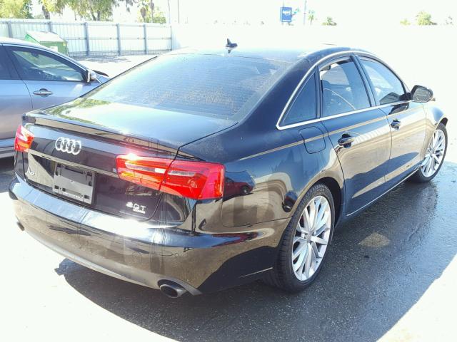 WAUGGAFC6CN129382 - 2012 AUDI A6 PREMIUM BLACK photo 4