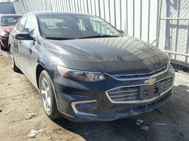 1G1ZB5ST6HF205281 - 2017 CHEVROLET MALIBU LS BLACK photo 1