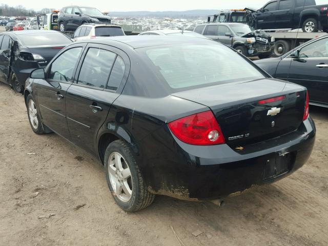 1G1AF5F58A7195138 - 2010 CHEVROLET COBALT 2LT BLACK photo 3