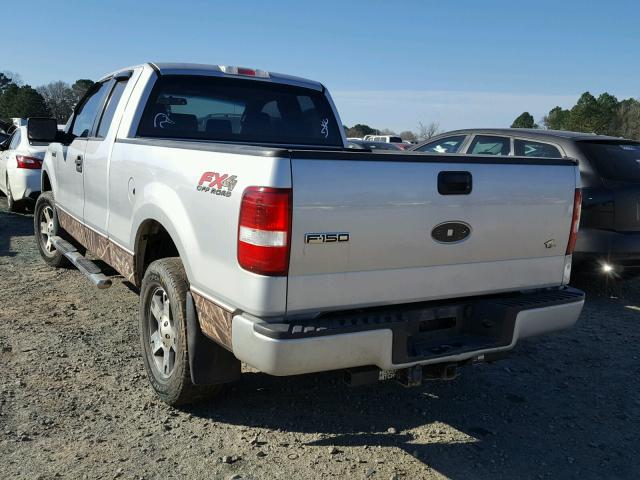 1FTRX14W88FA24224 - 2008 FORD F150 GRAY photo 3