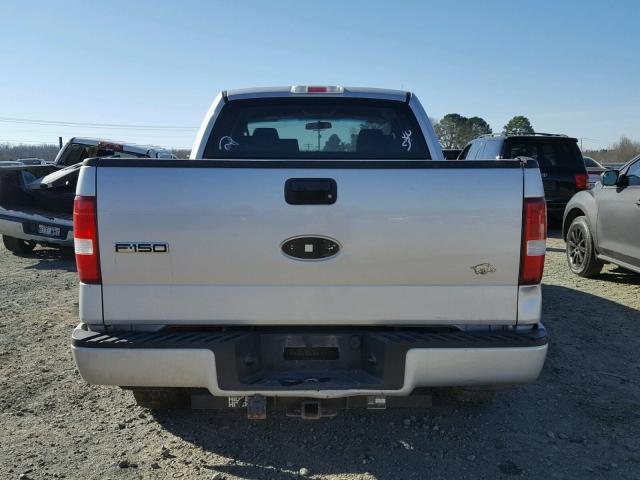 1FTRX14W88FA24224 - 2008 FORD F150 GRAY photo 9