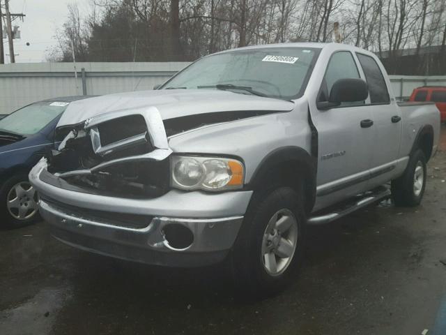 3D7HU18Z42G132246 - 2002 DODGE RAM 1500 GRAY photo 2