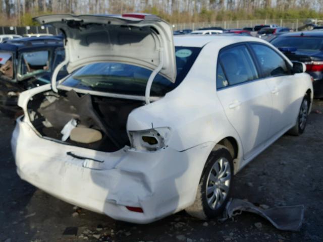 2T1BU4EE2DC067008 - 2013 TOYOTA COROLLA BA WHITE photo 4