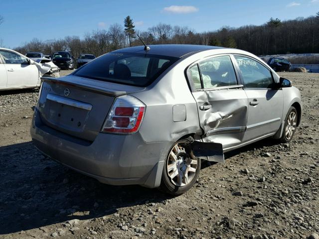 3N1AB6AP8BL605485 - 2011 NISSAN SENTRA 2.0 GRAY photo 4