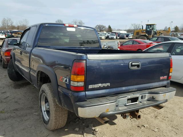 2GTEK19VX51308583 - 2005 GMC NEW SIERRA BLUE photo 3