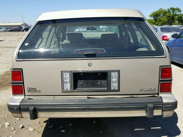 1G4AG85MXT6456899 - 1996 BUICK CENTURY SP TAN photo 9