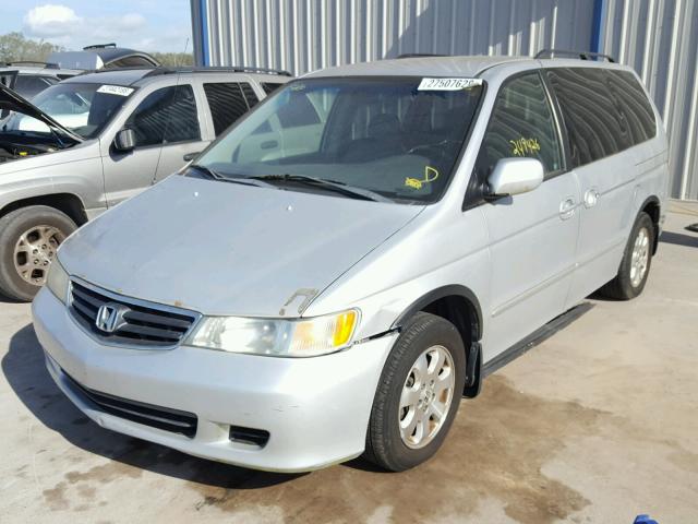 2HKRL18762H545518 - 2002 HONDA ODYSSEY EX SILVER photo 2