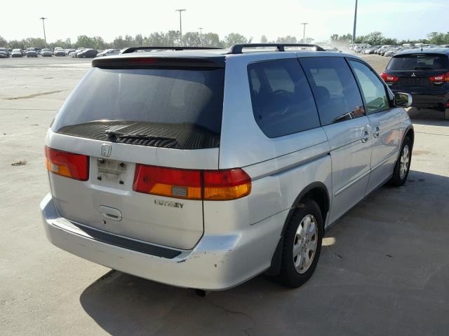 2HKRL18762H545518 - 2002 HONDA ODYSSEY EX SILVER photo 4