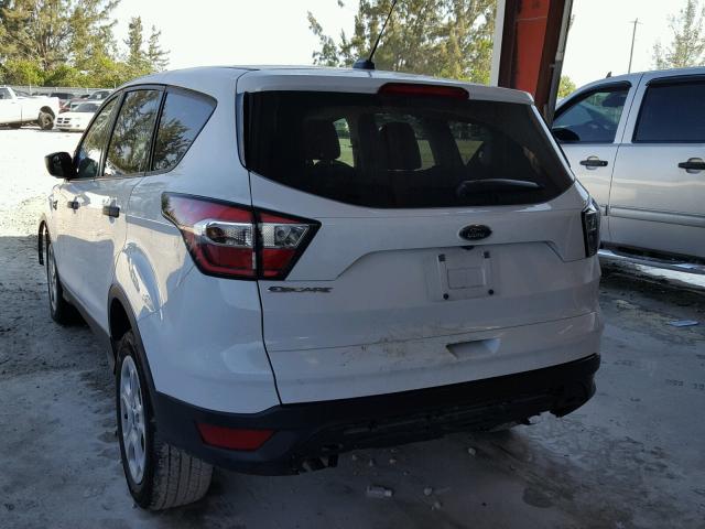 1FMCU0F76HUC35427 - 2017 FORD ESCAPE S WHITE photo 3