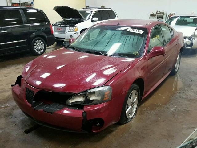 2G2WP522751227302 - 2005 PONTIAC GRAND PRIX MAROON photo 2