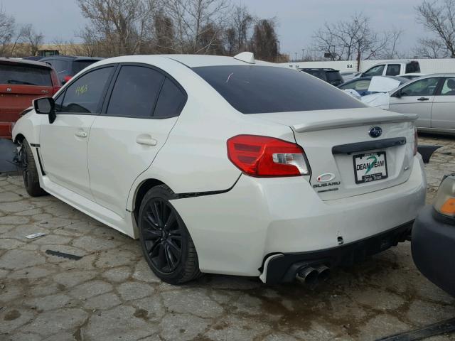 JF1VA1G6XF8825675 - 2015 SUBARU WRX LIMITE WHITE photo 3