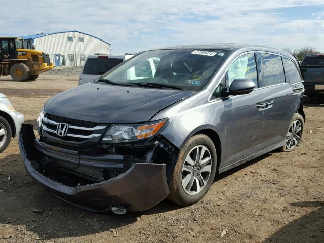 5FNRL5H92EB119868 - 2014 HONDA ODYSSEY TO GRAY photo 2