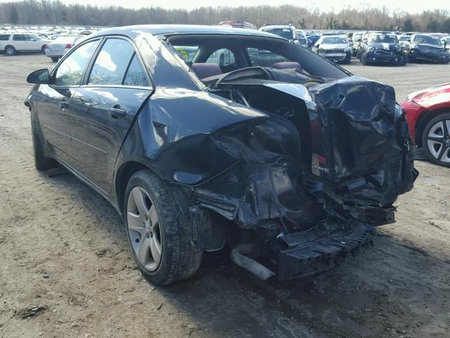 1G2ZG58B974188692 - 2007 PONTIAC G6 BASE BLACK photo 3