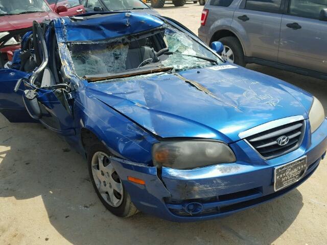 KMHDN46D55U082503 - 2005 HYUNDAI ELANTRA GL BLUE photo 1