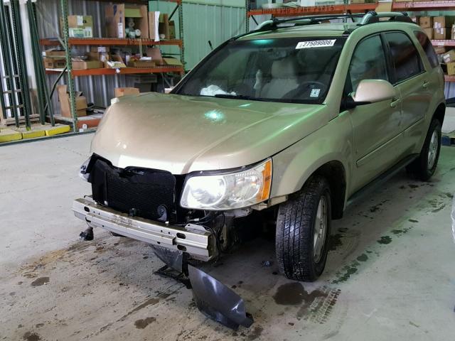 2CKDL63F766029094 - 2006 PONTIAC TORRENT GOLD photo 2