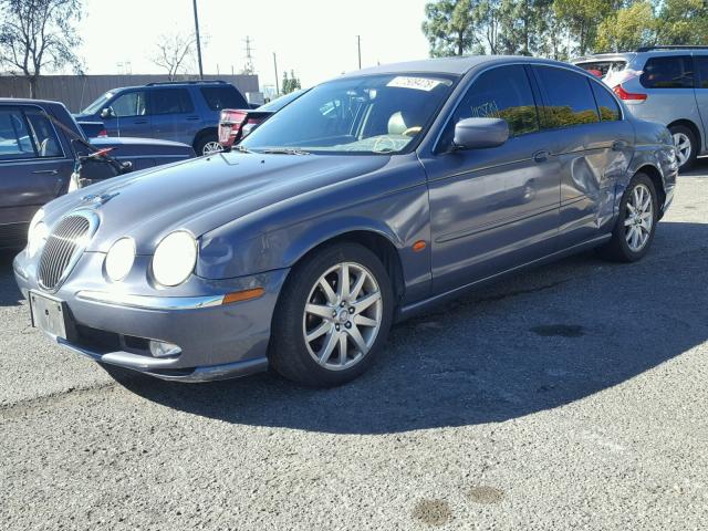 SAJDA01C5YFL76792 - 2000 JAGUAR S-TYPE GRAY photo 2