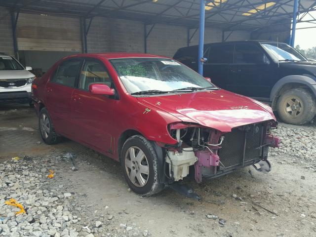 JTDBR32E660065730 - 2006 TOYOTA COROLLA CE RED photo 1