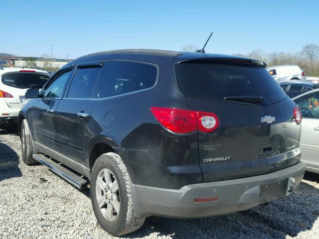 1GNLRFED8AS108803 - 2010 CHEVROLET TRAVERSE L BLACK photo 3