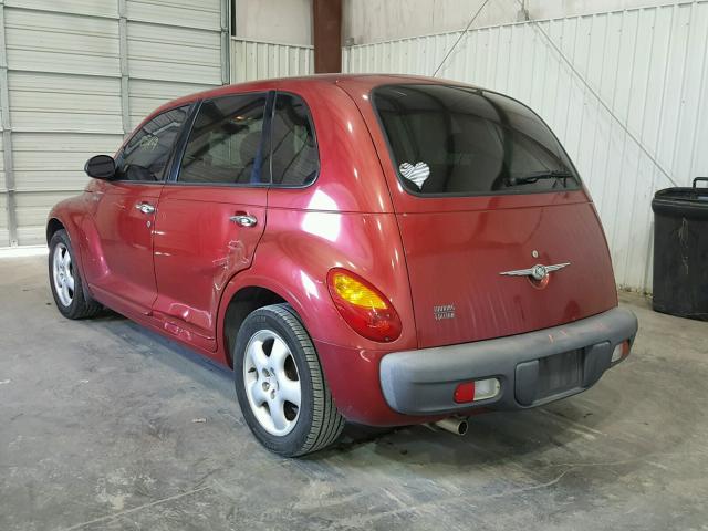 3C4FY58B12T295394 - 2002 CHRYSLER PT CRUISER MAROON photo 3