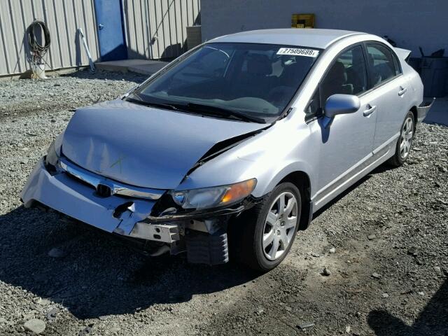 1HGFA165X6L030230 - 2006 HONDA CIVIC LX SILVER photo 2