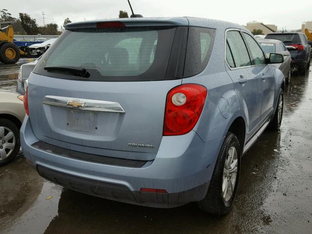 2GNALAEK7F6176594 - 2015 CHEVROLET EQUINOX LS BLUE photo 4