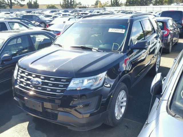 1FM5K8B82GGB53848 - 2016 FORD EXPLORER BLUE photo 2