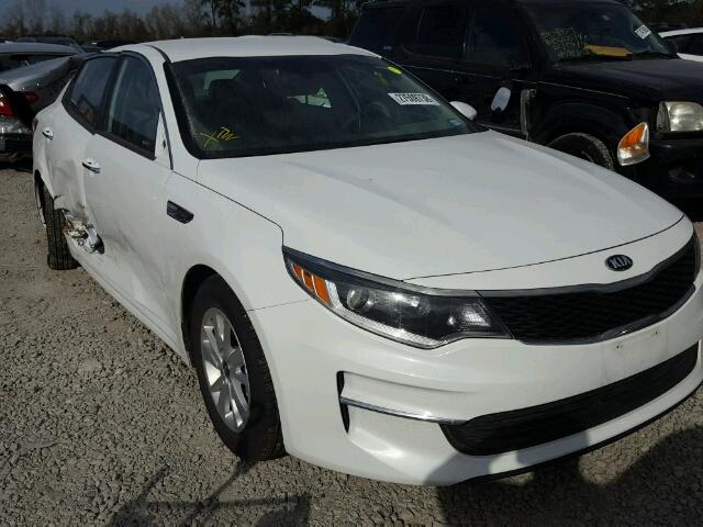 5XXGT4L34JG215996 - 2018 KIA OPTIMA LX WHITE photo 1