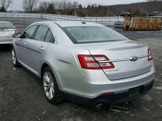 1FAHP2E87DG184476 - 2013 FORD TAURUS SEL SILVER photo 3