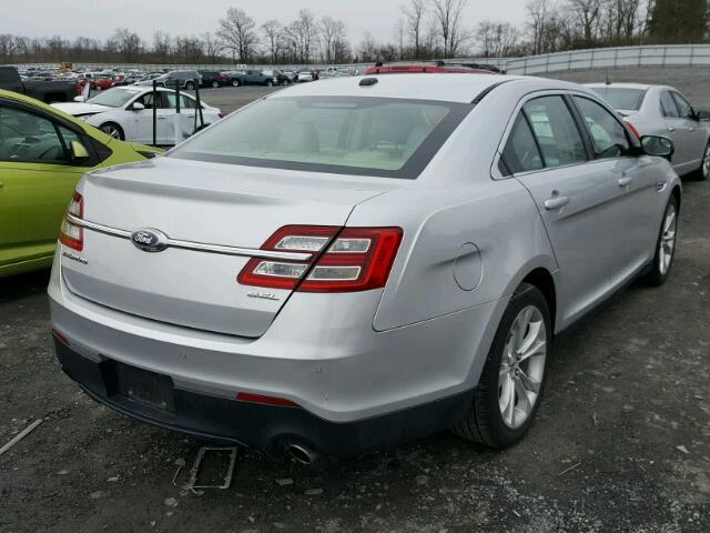 1FAHP2E87DG184476 - 2013 FORD TAURUS SEL SILVER photo 4