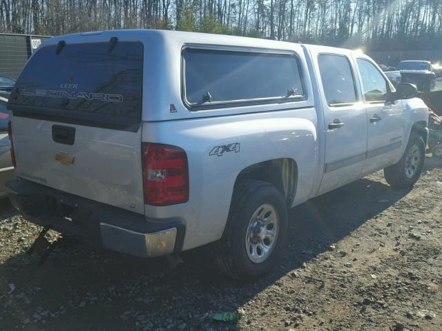 3GCPKSE74DG274426 - 2013 CHEVROLET SILVERADO SILVER photo 4