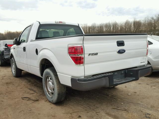 1FTMF1CM7DFD39457 - 2013 FORD F150 WHITE photo 3