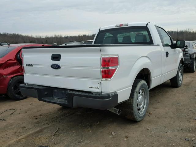 1FTMF1CM7DFD39457 - 2013 FORD F150 WHITE photo 4