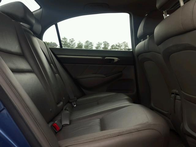 2HGFA16978H518585 - 2008 HONDA CIVIC EXL Mavi foto 6