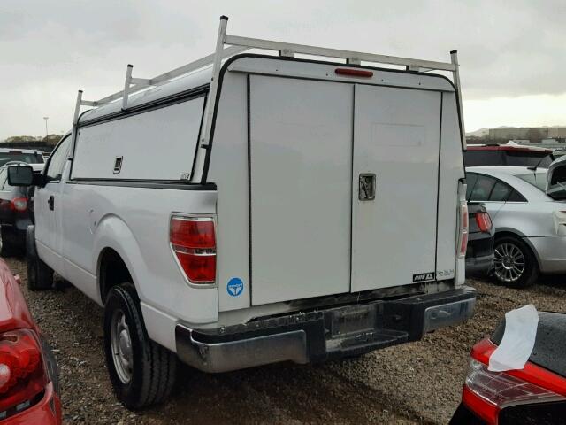 1FTMF1EM7DKE29289 - 2013 FORD F150 WHITE photo 3