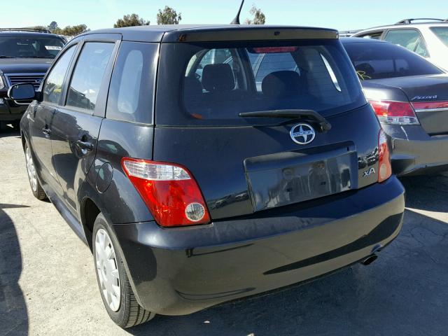 JTKKT624865019029 - 2006 TOYOTA SCION XA BLACK photo 3