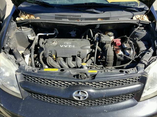 JTKKT624865019029 - 2006 TOYOTA SCION XA BLACK photo 7