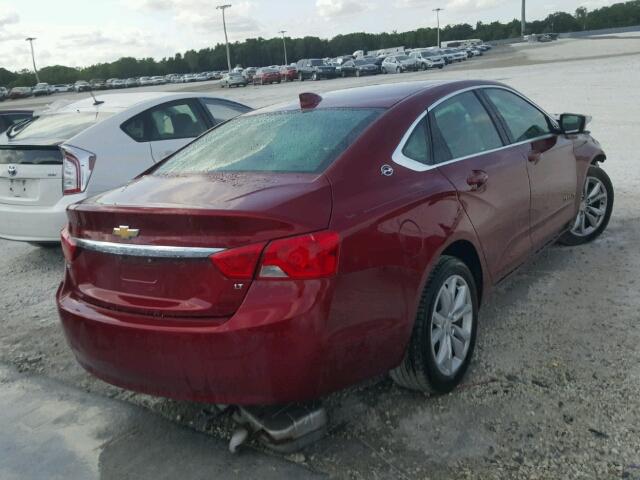 2G1115S33G9118414 - 2016 CHEVROLET IMPALA LT RED photo 4