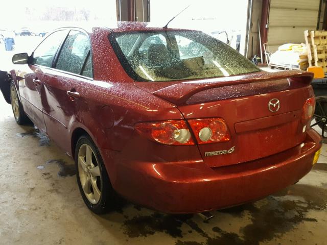 1YVHP80C955M65212 - 2005 MAZDA 6 I RED photo 3