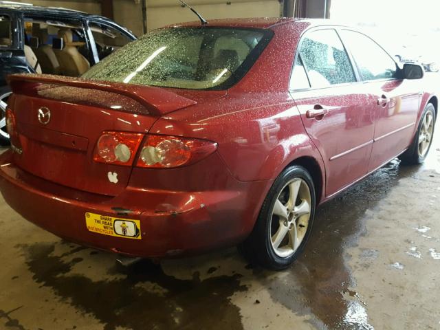 1YVHP80C955M65212 - 2005 MAZDA 6 I RED photo 4