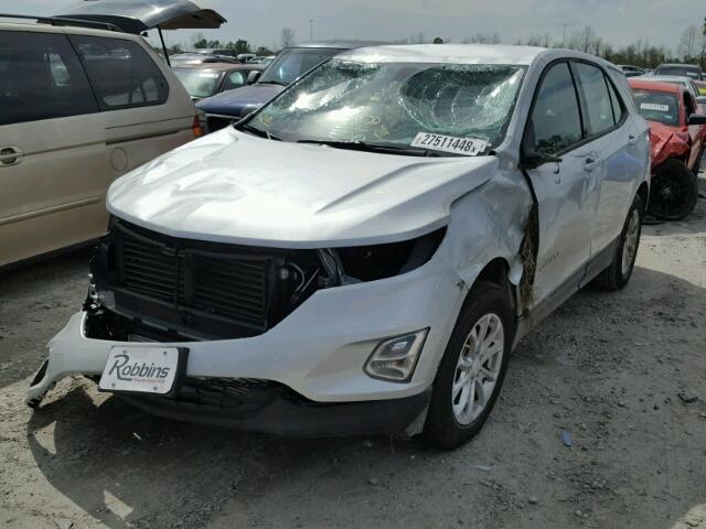 3GNAXHEV4JS536115 - 2018 CHEVROLET EQUINOX LS SILVER photo 2