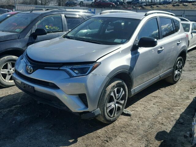 2T3BFREV2HW564854 - 2017 TOYOTA RAV4 LE SILVER photo 2