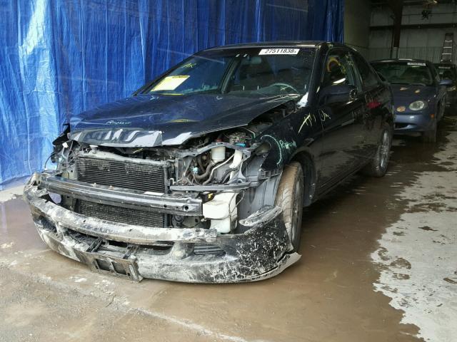 1HGEM22945L009843 - 2005 HONDA CIVIC EX შავი ფოტო 2