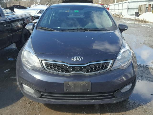 KNADN4A33D6150669 - 2013 KIA RIO EX BLUE photo 9