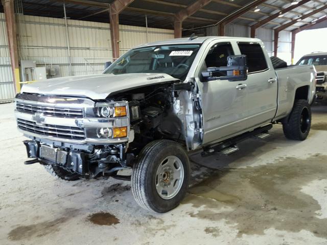 1GC1KVE85FF578434 - 2015 CHEVROLET SILVERADO SILVER photo 2